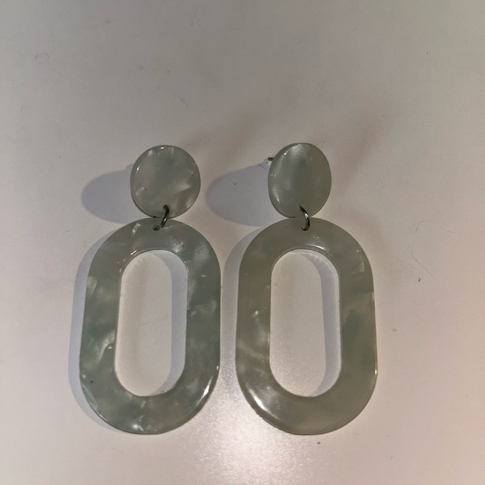 Light blue earrings